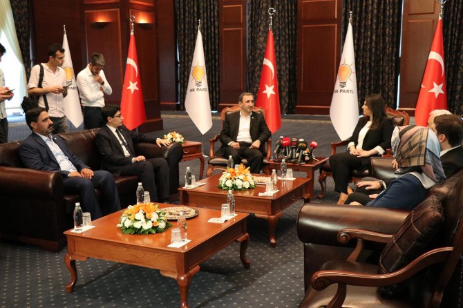 HÜDA PAR'dan AK Parti ve Saadet Partisi'ne ziyaret