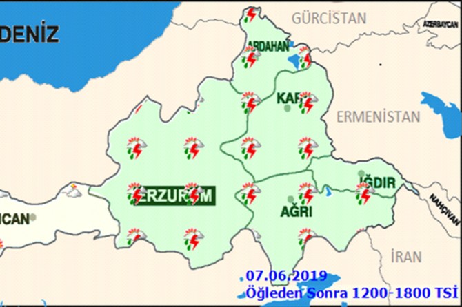 Doğu Anadolu'da 5 ilde sağanak bekleniyor
