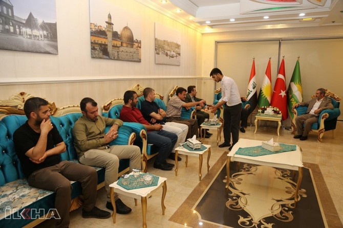 Temsîlkarên partîyên siyasî yên li Kurdistanê ji bo pîrozbahîya îdê çûn ziyareta HUDA PARê