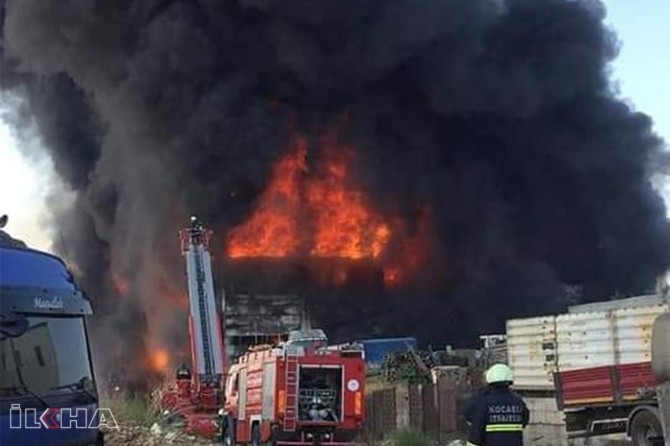 Derbarê şewata febrîqê ya li Kocaelîyê de 2 şirîkên fabrîqê hatin girtin