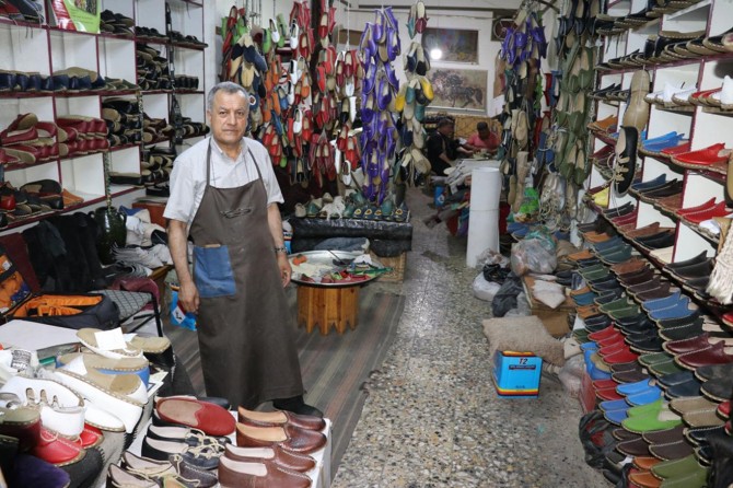 Gaziantep'in yöresel ayakkabısı yemeni dünya pazarında