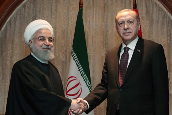 Cumhurbaşkanı Erdoğan ile Ruhani görüştü