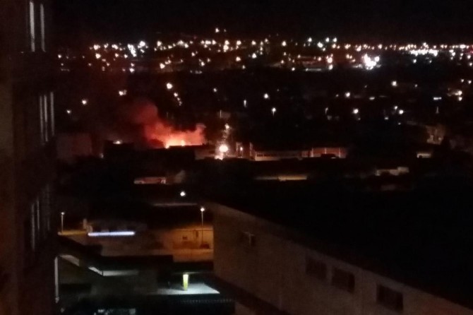 Gaziantep'te kereste fabrikasında yangın