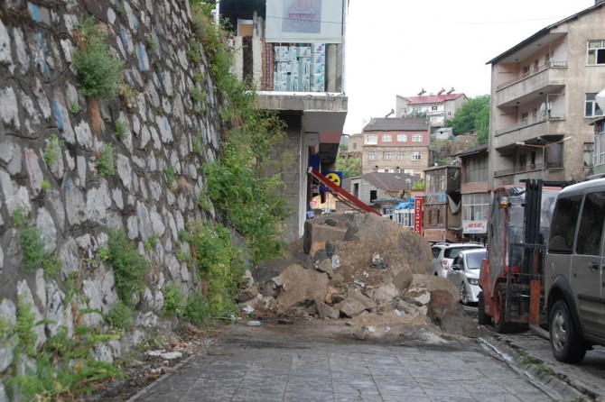 Bitlis'te yolu kapatan kayalar neden kaldırılmıyor?