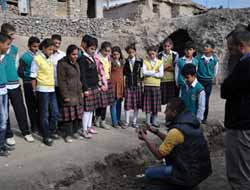 Öğrenciler Tarihi Dokunarak Öğreniyor