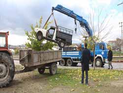 Elazığ'da Hurda Araçlar Toplatıldı