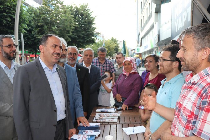 HÜDA PAR İstanbul İl Başkanından esnaf ziyareti