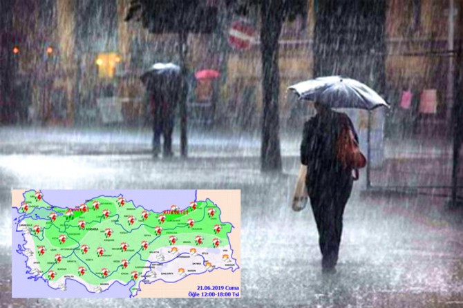 Meteorolojiden 9 il için kuvvetli yağış uyarısı