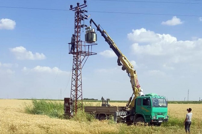 Mardin’de 47 adet kaçak trafoya el konuldu