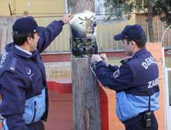 İzinsiz Afiş Yapıştıranlara Ceza Kesildi