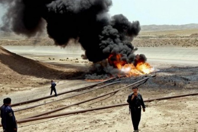 Kerkük-Ceyhan boru hattında peş peşe patlamalar