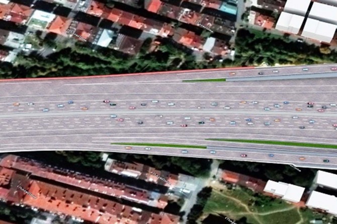 TEM Otoyolu'nun Ankara yönünde çalışma yapılacak