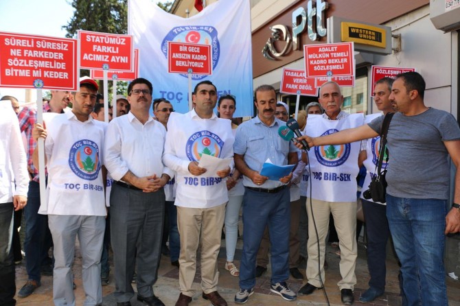 Sözleşmeli personel ile ilgili düzenlemede adaletsizlik yapılmıştır