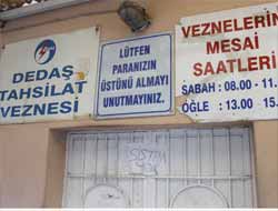 Dedaş Şubesinde Bir Hafta Boyunca Tahsilat Olmayacak