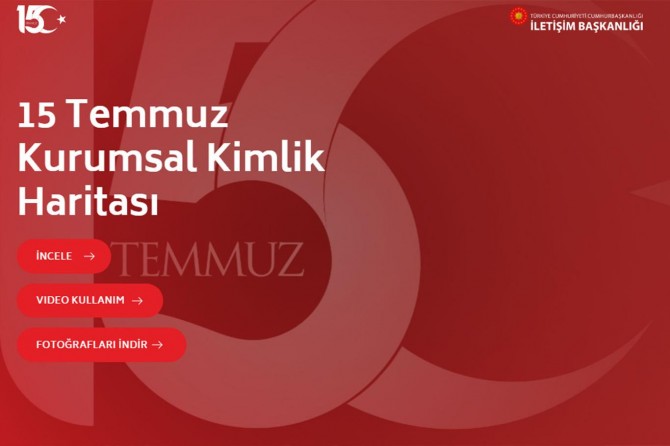 Cumhurbaşkanlığından 15 Temmuz sitesi