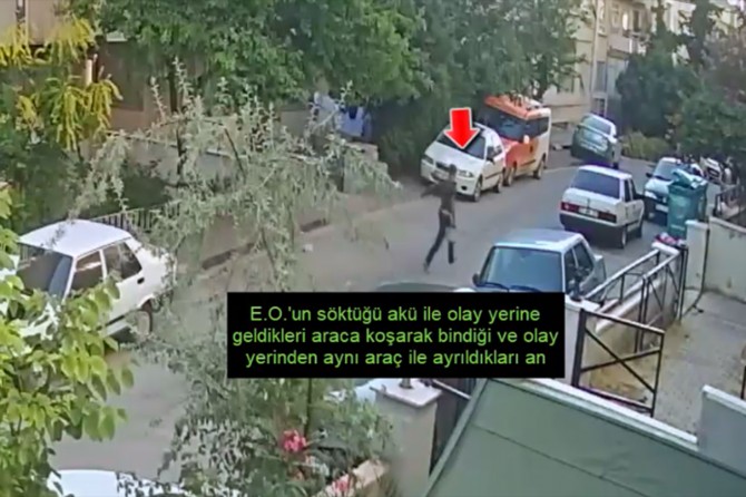 Gaziantep Şahinbey'de akü hırsızları yakalandı