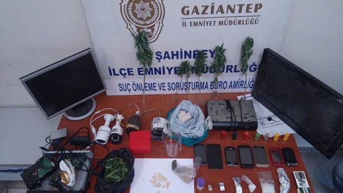 Gaziantep’te uyuşturucu operasyonu: 2 kişi tutuklandı