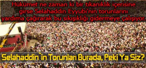 Selahaddin`in Torunları Burada, Peki Ya Siz?