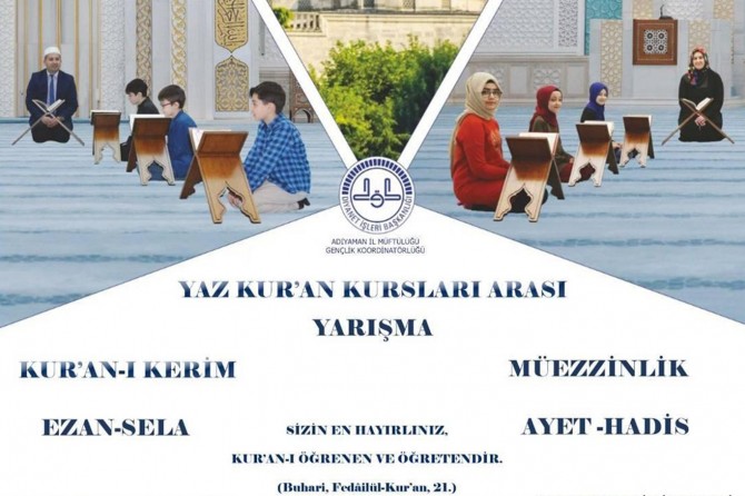 Adıyaman'da Kur'an kursları arası yarışma