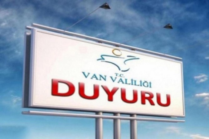 Van'da tüm etkinlikler yasaklandı