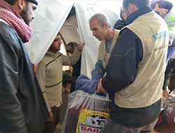 Yardımlar Suriye'ye Ulaştı