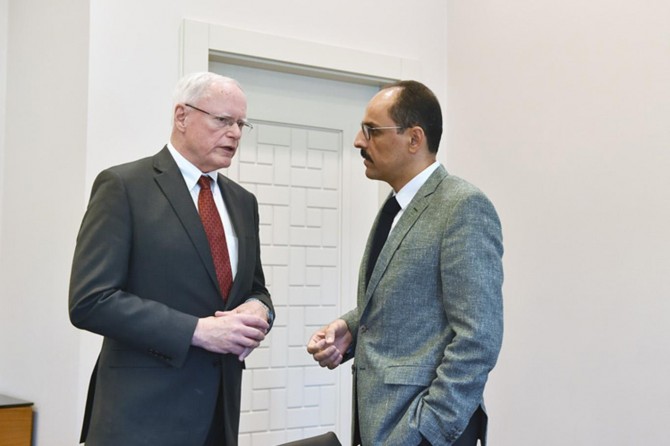 Cumhurbaşkanlığı Sözcüsü Kalın, Jeffrey ile görüştü