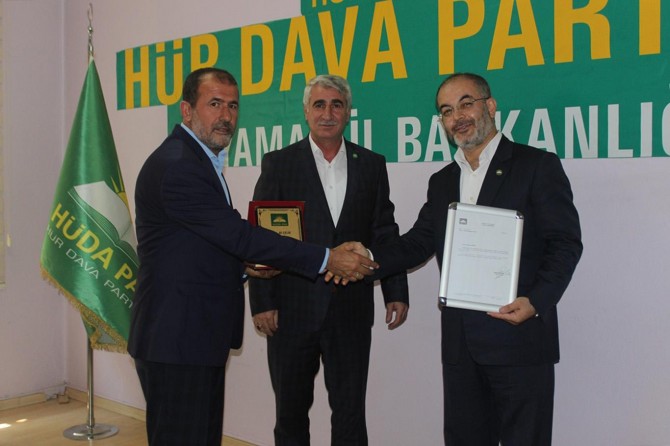 ​HÜDA PAR Adıyaman İl Başkanlığında görev değişimi