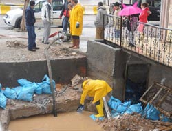 Ev ve İşyerlerini Su Bastı!