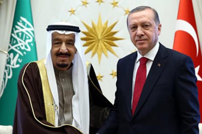 Cumhurbaşkanı Erdoğan Kral Selman ile görüştü