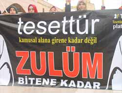 Başörtüsünü Yasaklayan Yönetmelik Geri Çekilsin video