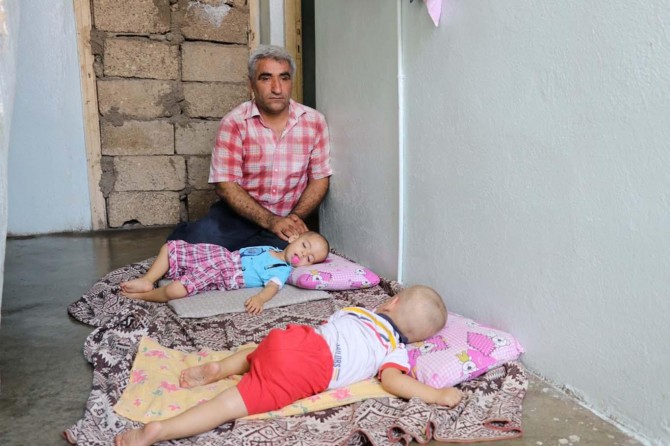 Gaziantep'te zor durumdaki aile acil yardım bekliyor