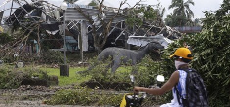 Filipinler`deki Tayfunda 900 kişi Kayıp