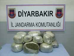 Diyarbakır'da 67 Kg Esrar Ele Geçirildi