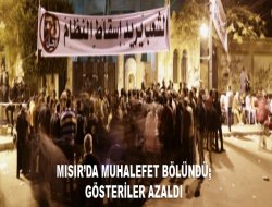 Muhalefet bölündü, gösteriler azaldı