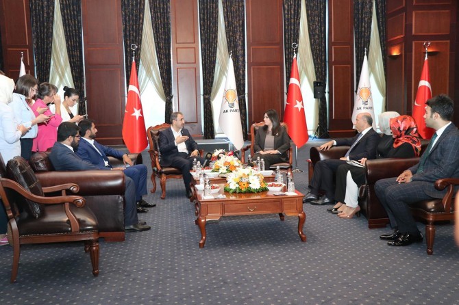 HÜDA PAR’ dan AK Parti ve Saadet Partisine bayram ziyareti