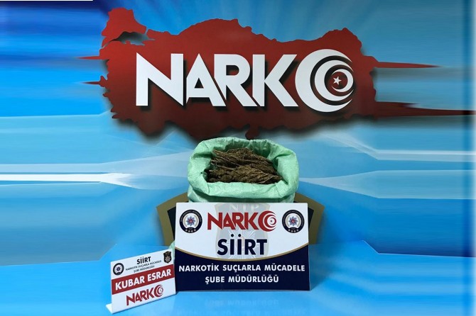 Siirt ’te uyuşturucu operasyonu
