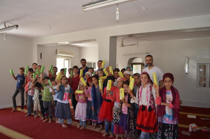 Kozluk'ta Kur’an kursu öğrencilerine diş sağlığı eğitimi