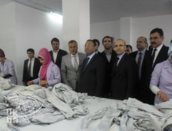 Bakan Bozdağ Tekstil Fabrikasında İncelemede Bulundu
