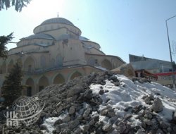 Hz. Ömer Camisinin Minaresi Yıkıldı