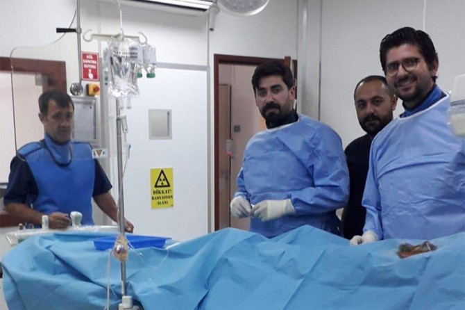 Bingöl’de ilk kez şah damarı anjiyografisi gerçekleştirildi