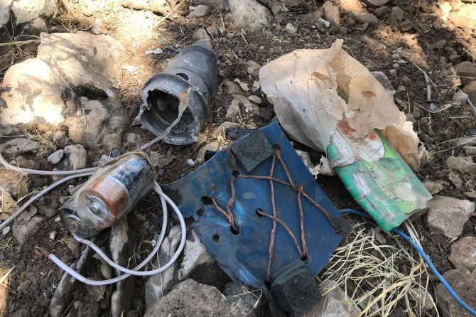 33 patlayıcı imha edildi