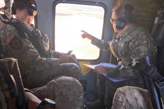 MSB: Fırat'ın doğusunda 2 Türk ile 2 ABD helikopteri üçüncü uçuşu gerçekleştirdi