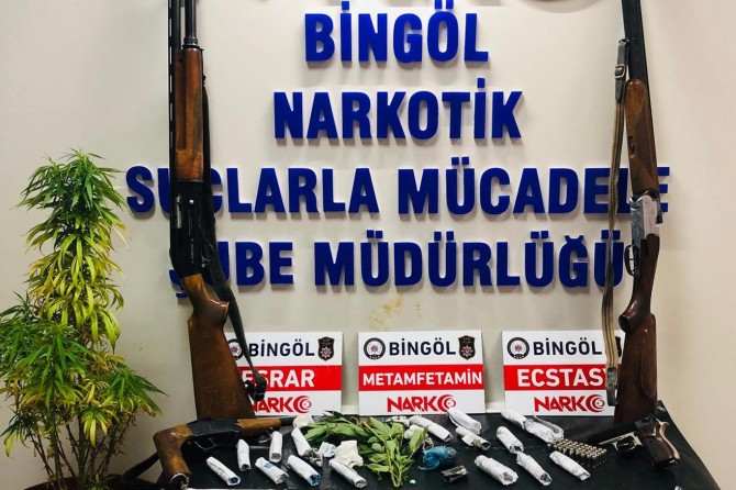 Bingöl ile Diyarbakır’da uyuşturucu operasyonu: 28 gözaltı