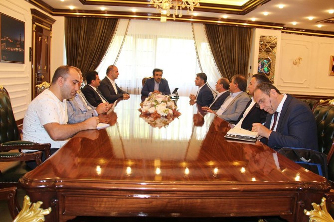 Diyarbakır Ticaret Borsası'ndan Büyükşehir Belediyesi'ne destek ziyareti
