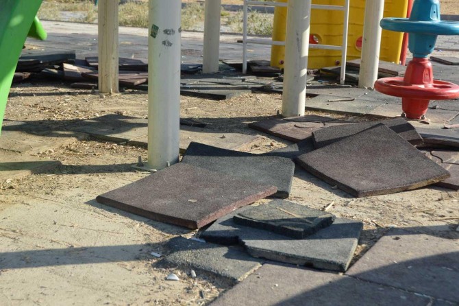 Siirt'te çocuk parkının tahrip edilmesine tepki