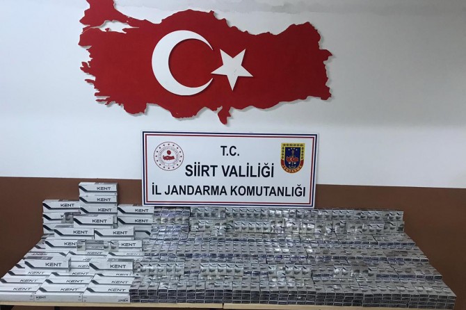 Gümrük kaçağı sigara ele geçirildi