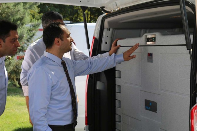 Şanlıurfa'da 5 adet aşı nakil aracı hizmete girdi