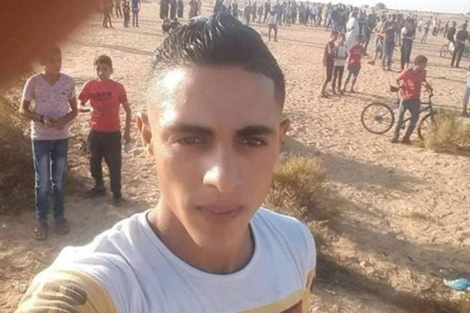 Occupying zionists martyred a young Palestinian