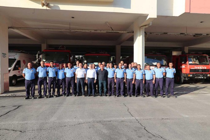 ​Şahinbey Belediye Başkanı itfaiyecileri ziyaret etti