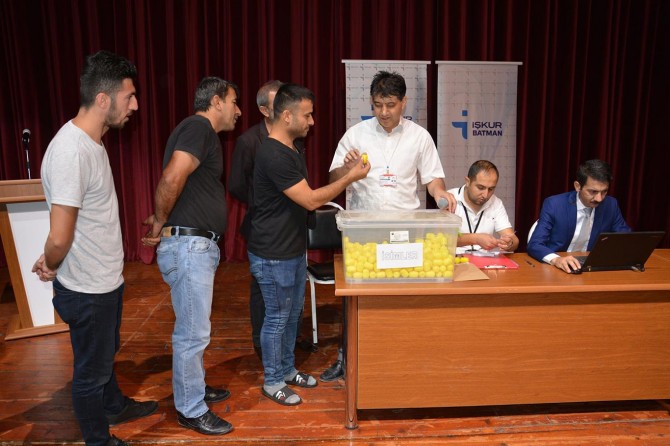 İşe alınacak 690 kişi için kura çekimi yapıldı